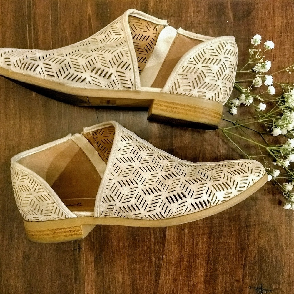 Side Cut Out Ankle Booties